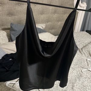 Perfect Black Silk Blouse To Go Out In!